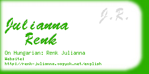 julianna renk business card